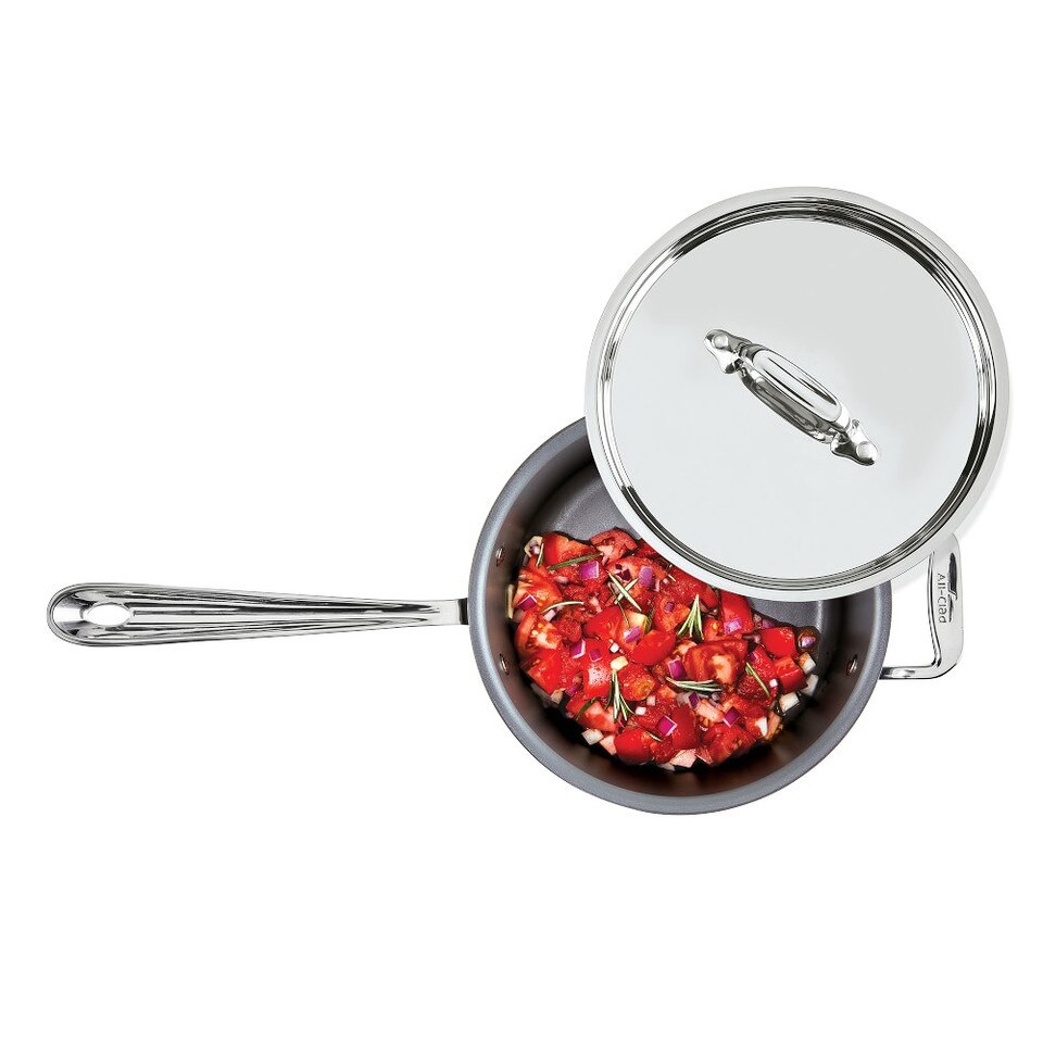 AllClad NS1 Nonstick Induction Sauce Pan 2.8 L Williams Sonoma